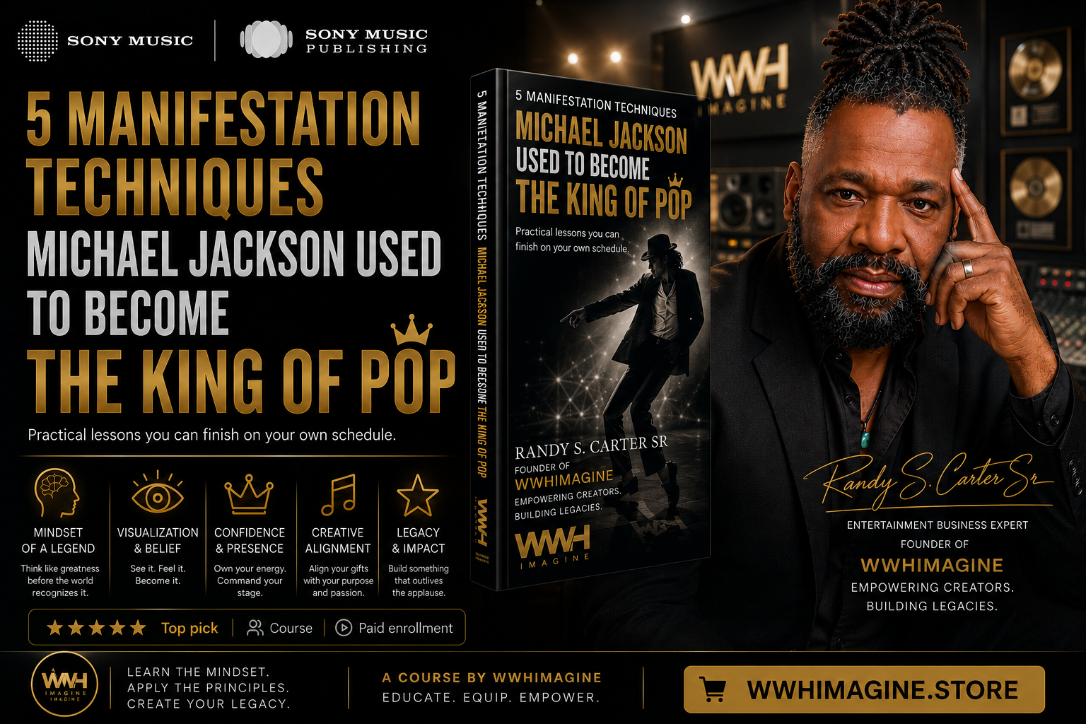 5 Manifestation Techniques Michael Jackson Used to Become THE KING OF POP